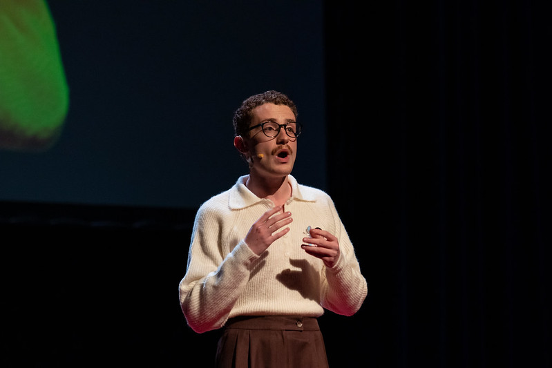 John Jardin on stage
