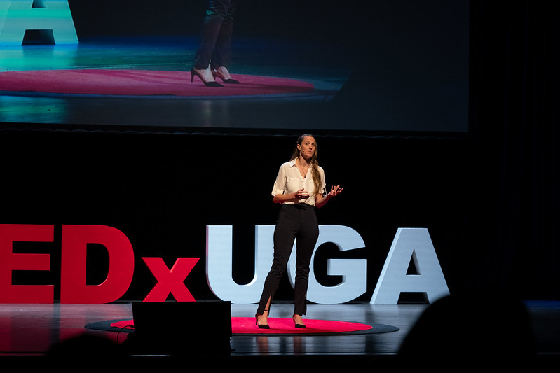 Sam Spellicy on stage