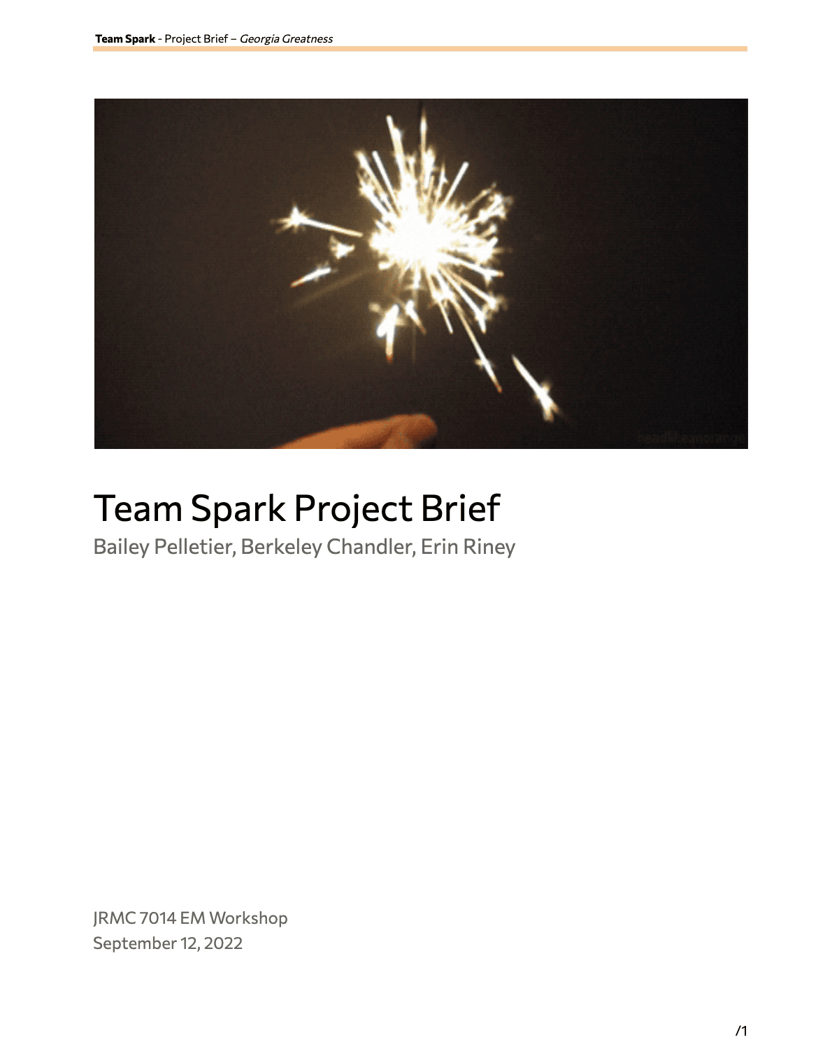 Project brief thumbnail