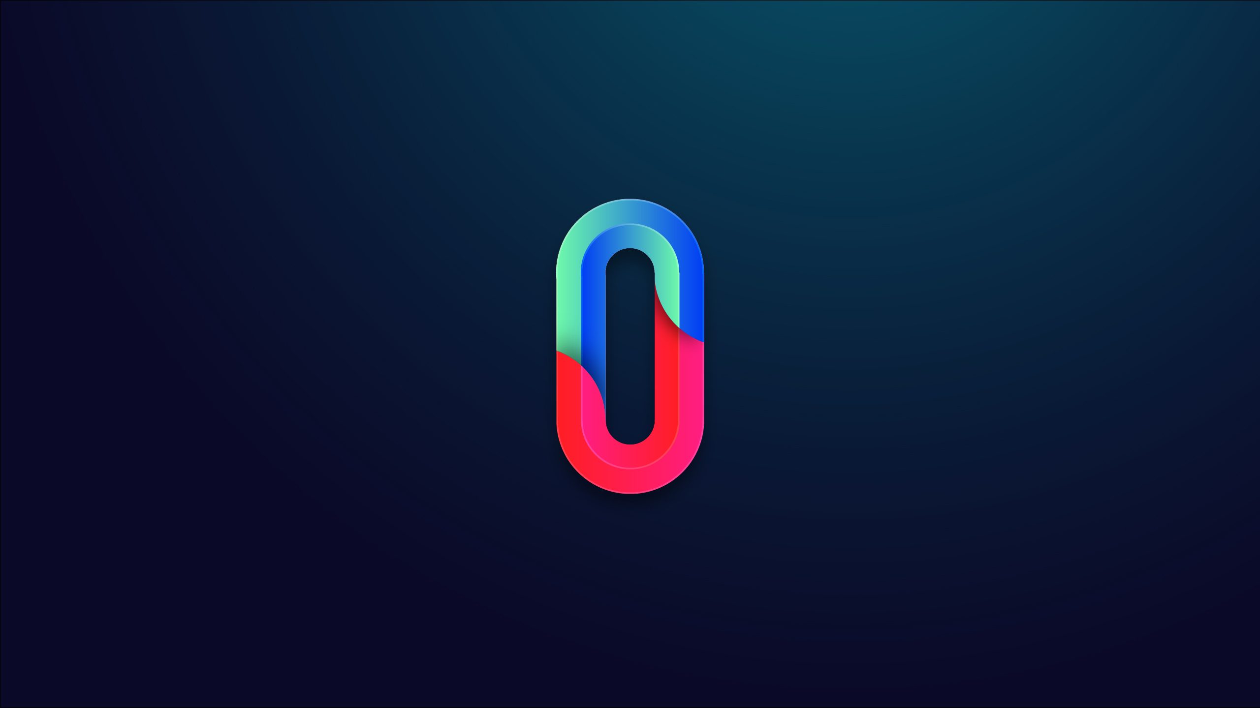 Screenshot of a custom logo that resembles a '0'